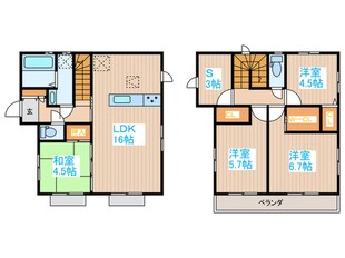 Kolet三鷹新川の物件間取画像